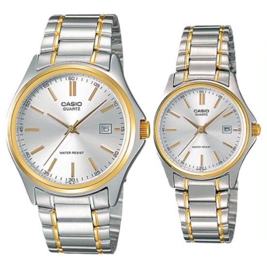 Cặp đôi đồng hồ Casio MTP-1183G-7 & LTP-1183G-7 sang trọng, chống nước