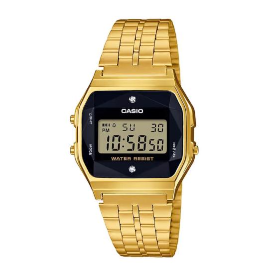 [Đồng hồ Unisex CASIO] A159 gold