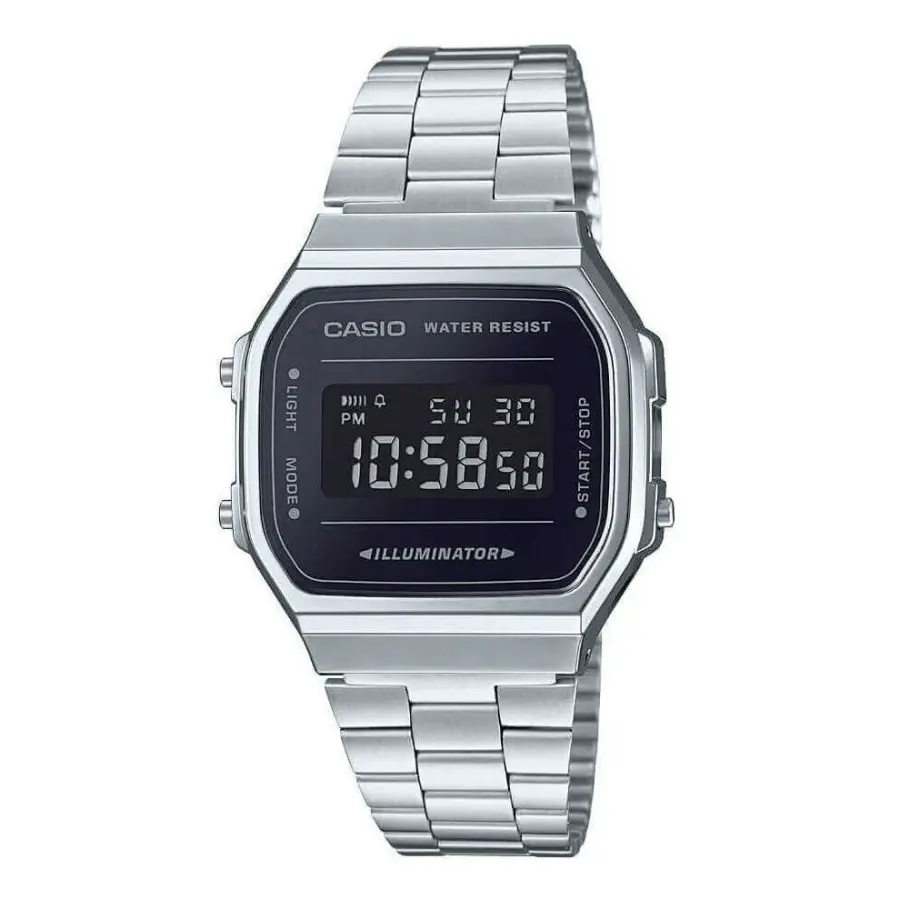 Casio Vintage A168WEM-1DF &ndash; Đồng Hồ Điện Tử Unisex D&acirc;y Th&eacute;p