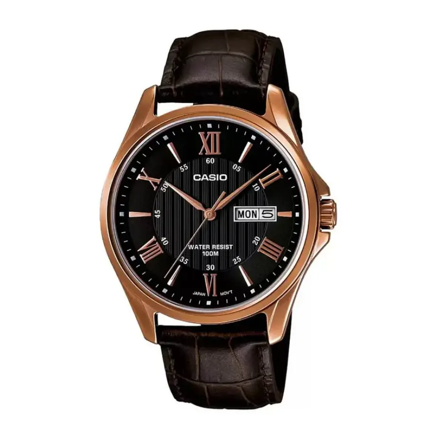 Casio MTP-1384L-1AVDF &ndash; Đồng Hồ Nam D&acirc;y Da 100M Ch&iacute;nh H&atilde;ng