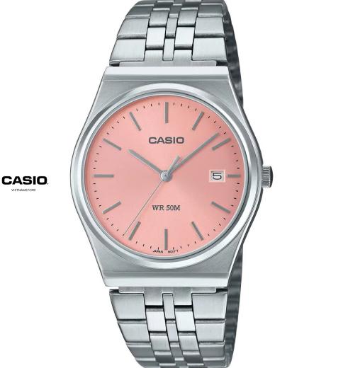 [Đồng hồ Unisex CASIO] MTP-B145D Hồng