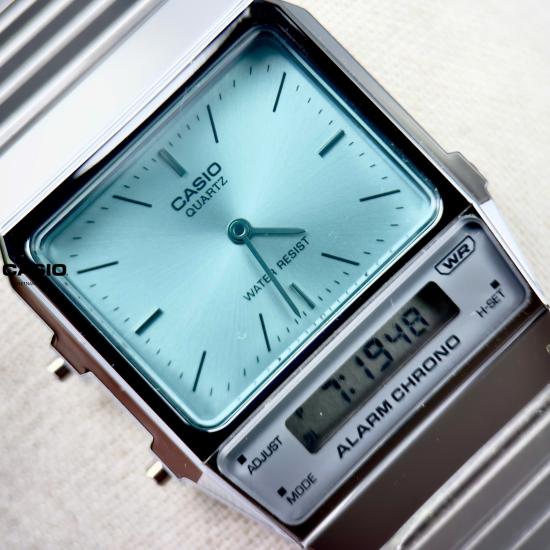 [Đồng hồ Unisex CASIO] VINTAGE AQ-800EC-2A