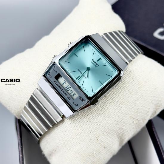 [Đồng hồ Unisex CASIO] VINTAGE AQ-800EC-2A