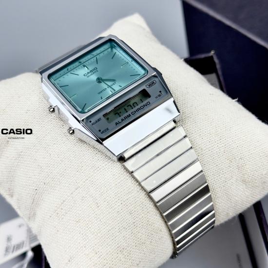 [Đồng hồ Unisex CASIO] VINTAGE AQ-800EC-2A