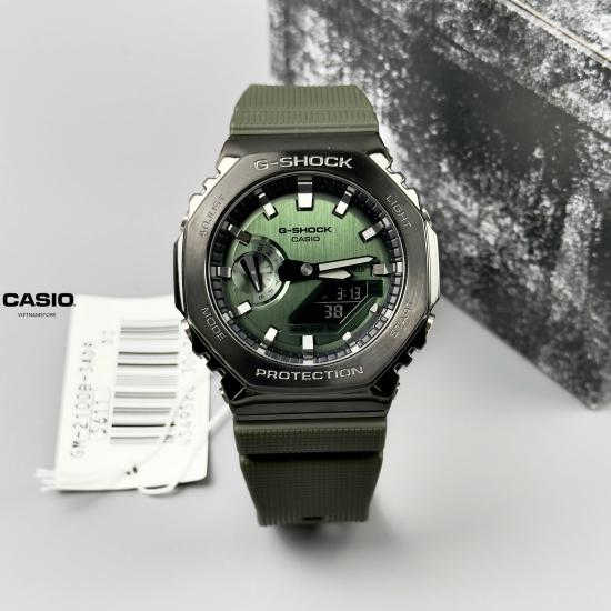 [Đồng hồ Nam CASIO] GSHOCK GM2100 Xanh lá