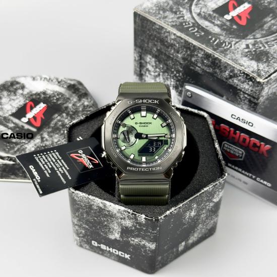 [Đồng hồ Nam CASIO] GSHOCK GM2100 Xanh lá