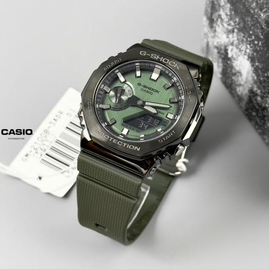 [Đồng hồ Nam CASIO] GSHOCK GM2100 Xanh lá