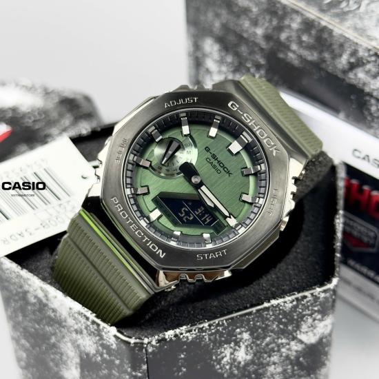 [Đồng hồ Nam CASIO] GSHOCK GM2100 Xanh lá