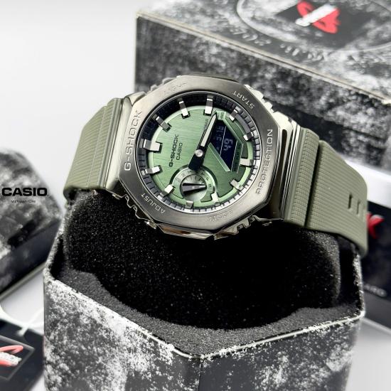 [Đồng hồ Nam CASIO] GSHOCK GM2100 Xanh lá