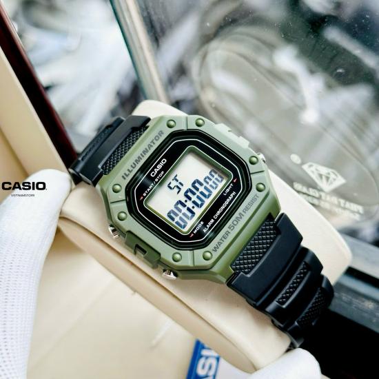 [Đồng hồ Unisex CASIO] UNISEX W218