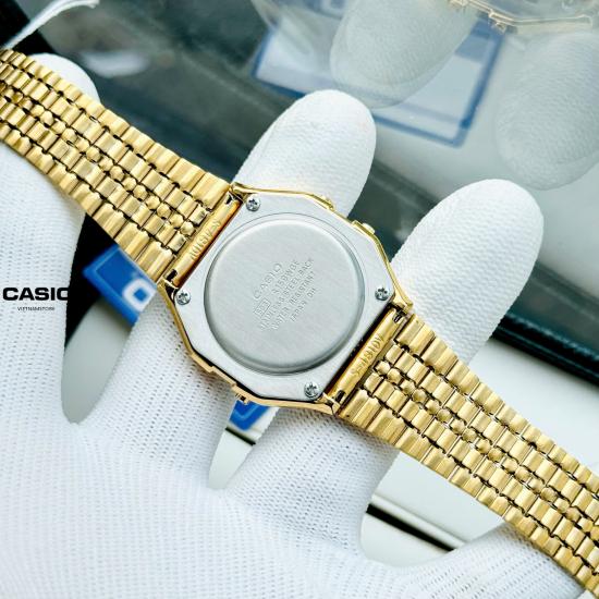 [Đồng hồ Unisex CASIO] A159 gold