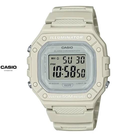 [Đồng hồ Unisex CASIO] UNISEX W218