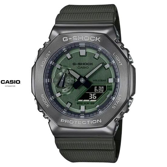 [Đồng hồ Nam CASIO] GSHOCK GM2100 Xanh lá