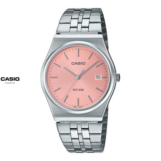 [Đồng hồ Unisex CASIO] MTP-B145D Hồng