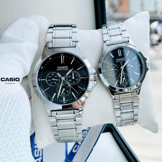 Đồng hồ đôi Casio LTP/MTP-V300D-1AB