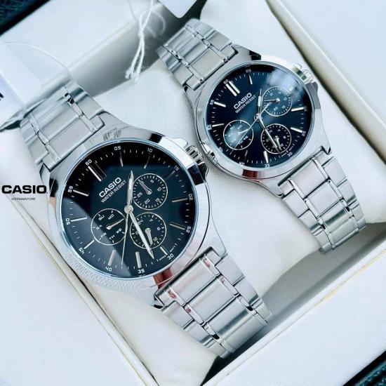 Đồng hồ đôi Casio LTP/MTP-V300D-1AB