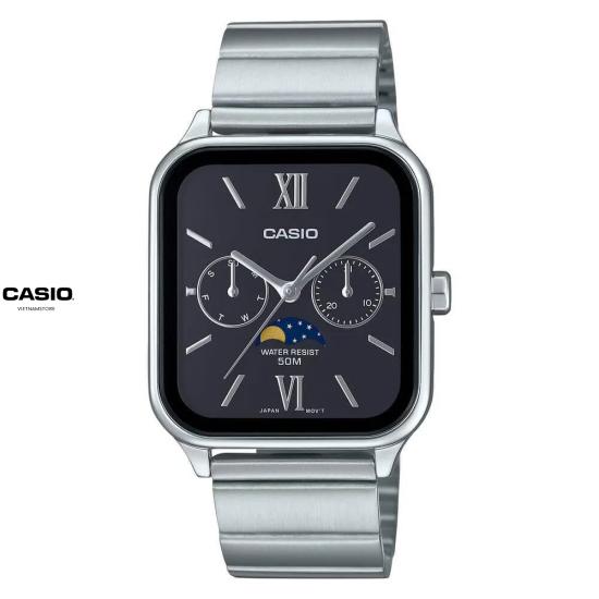 Đồng Hồ Casio Standard Moon Phase - Dây Kim Loại MTP-M305D