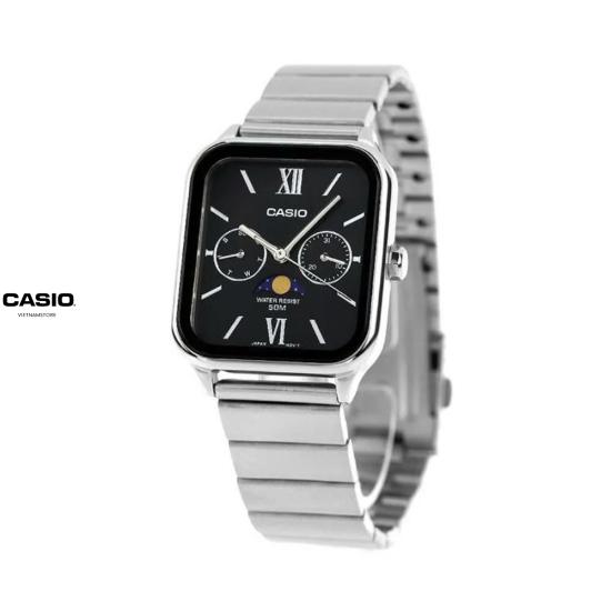 Đồng Hồ Casio Standard Moon Phase - Dây Kim Loại MTP-M305D
