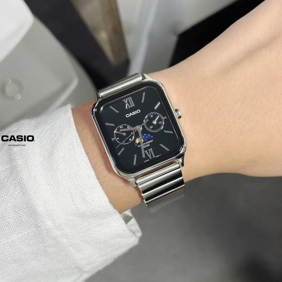Đồng Hồ Casio Standard Moon Phase - Dây Kim Loại MTP-M305D
