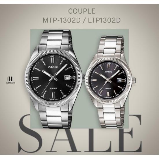 Đồng Hồ Đôi Casio MTP-1302D & LTP-1302D – Đơn Giản, Sang Nhẹ, Dễ Đeo