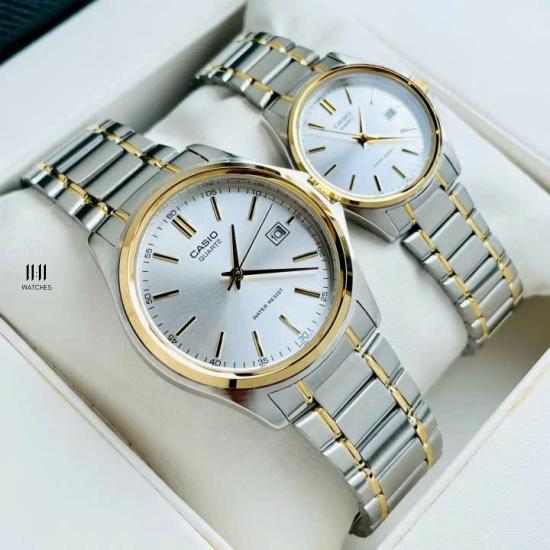 Cặp đôi đồng hồ Casio MTP-1183G-7 & LTP-1183G-7 sang trọng, chống nước