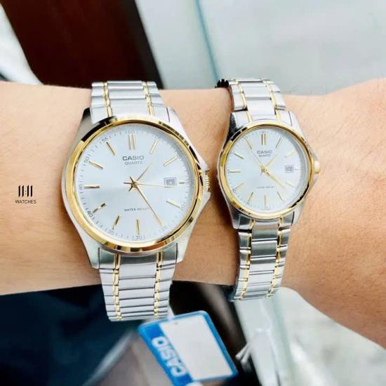 Cặp đôi đồng hồ Casio MTP-1183G-7 & LTP-1183G-7 sang trọng, chống nước