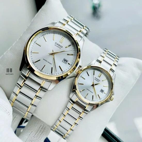 Cặp đôi đồng hồ Casio MTP-1183G-7 & LTP-1183G-7 sang trọng, chống nước