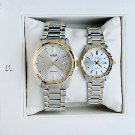 Cặp đôi đồng hồ Casio MTP-1183G-7 & LTP-1183G-7 sang trọng, chống nước