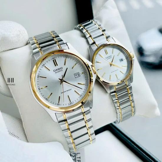 Cặp đôi đồng hồ Casio MTP-1183G-7 & LTP-1183G-7 sang trọng, chống nước